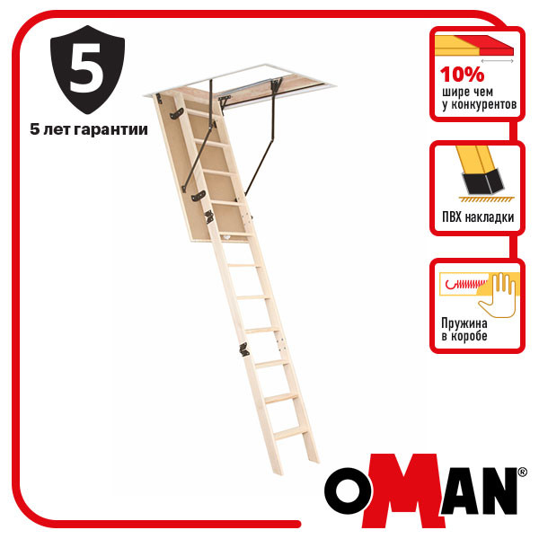 Чердачная лестница Oman Prima (120x60) H280