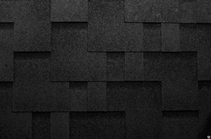 Бітумна черепиця Katepal Rocky (чорний)