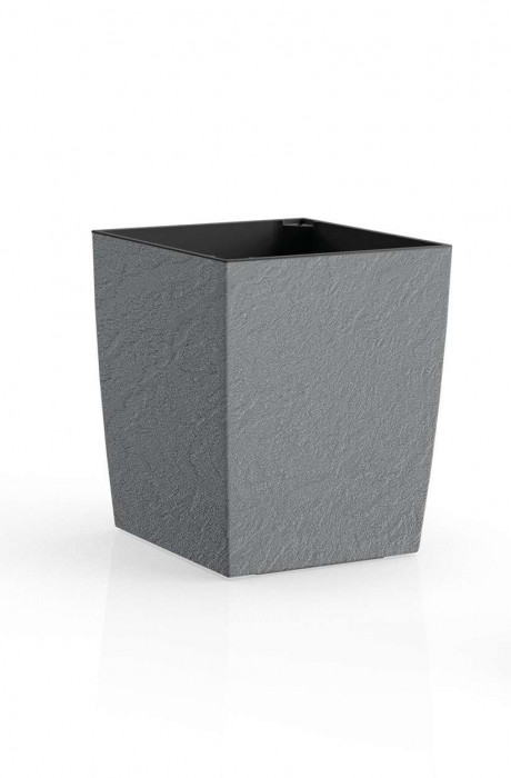 Цветник Plastkon ELIOT Stone 30x30 см серый