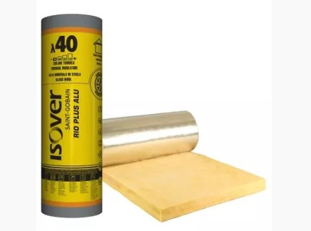 Теплоізоляція із фольгованим покриттям ISOVER Rio Plus Alu Сауна 50 мм 14,4 кв.м