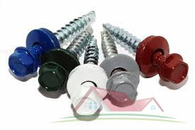 Саморіз покрівельний по дереву 4,8*35мм RAL (250шт)