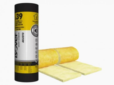 Тепло- та звукоізоляція ISOVER Akusto в рулонах 50 мм 18 кв.м