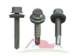 Саморіз покрівельний по металу 4,8*19мм RAL (250шт)