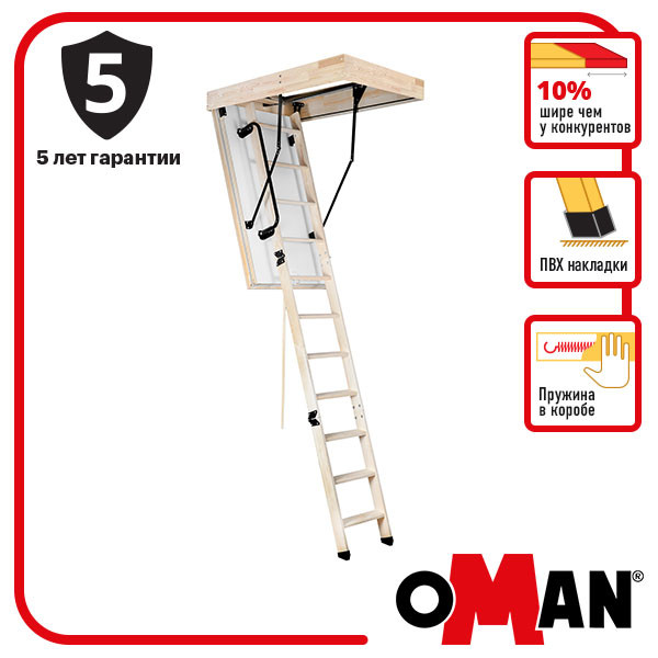 Чердачная лестница Oman Polar (120x70) H280