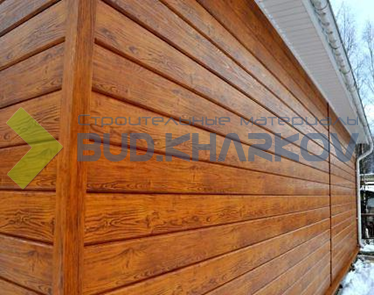 Металевий сайдинг "Дошка" 0.4-0.45мм (сосна, золотий дуб, темний дуб, дуб структурний)