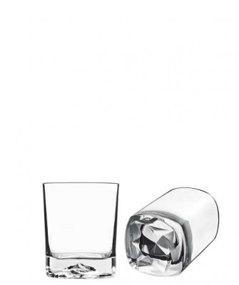 Склянка Luigi Bormioli Straus Rocks, низька, для напоїв, 400 мл, 4шт/уп