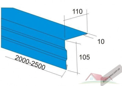 Торцева планка 8017р.е.