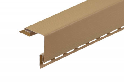 Планка FaSiding Standard/BlockHouse &quot;зовнішній кут&quot; &quot;Арахіс&quot;