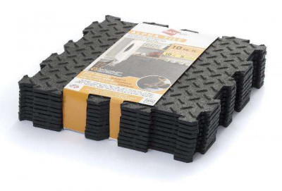 Покриття для підлоги Alpha Tile, 30х30 см, чорний, уп.10 шт.