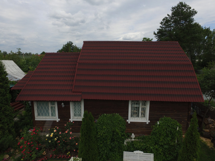 Черепиця Ондувілла коричнева лист 3D