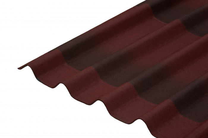 Черепиця Ондувілла коричнева лист 3D