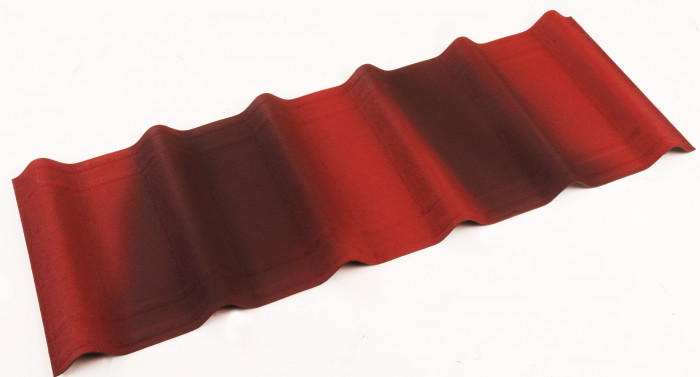 Черепиця Ондувілла червона 3D