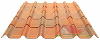 Черепица Ондувилла Неаполитано 3D