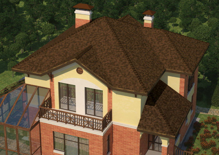 Бітумна черепиця RUFLEX Tab Мідний Відлив, 3м2