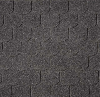 Бітумна черепиця NumberOne Biber (01) Black