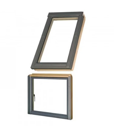 ДЕРЕВ'ЯНІ КАРНИЗНІ ВІКНА FAKRO BDL P2 (лівий) / BDR P2 (правий)