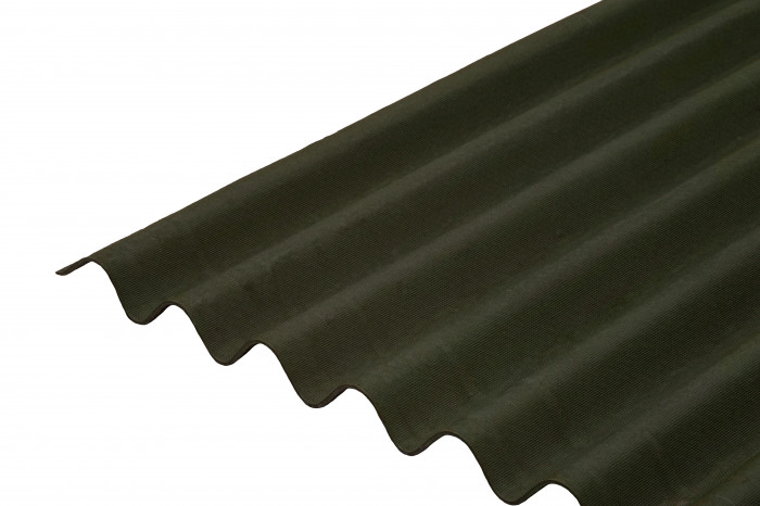 Лист покрівельний бітумний Ондулін зелений