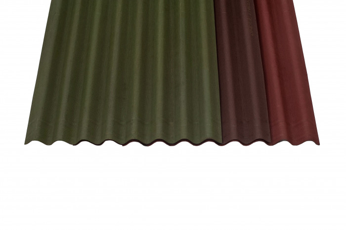 Лист покрівельний  Ондулін червоний
