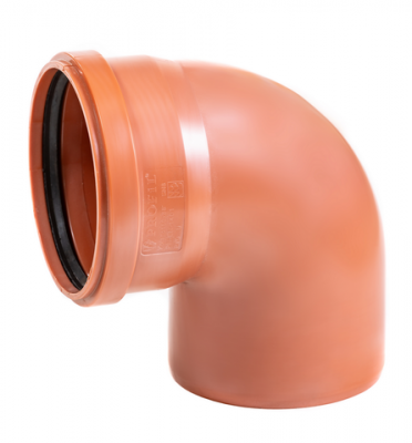 Коліно ПВХ Profil зовн.канал. 160/87° SN 8