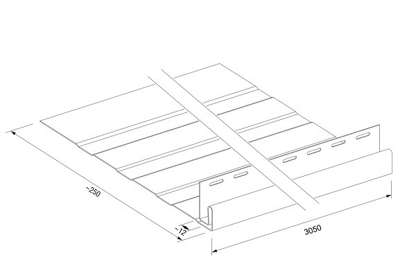 Планка VOX навколо віконна 3,05 м