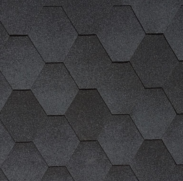 Бітумна черепиця АКВАІЗОЛ  Мозаїка колекція БАЗИС - гарантія 10 років 