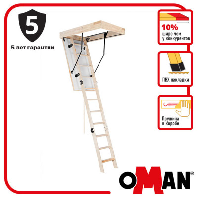 Сходи на горище Oman Termo S (120x60) H280