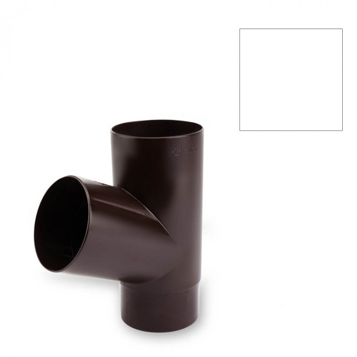 Тройник трубы  67 градусов  Galeco PVC SP080    80х184 мм
