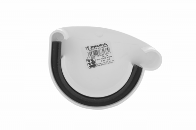 Заглушка ринви PROFiL права 90 біла