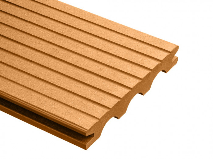 Терасна дошка HOLZDORF Масив 140х20х2400 мм, Браш