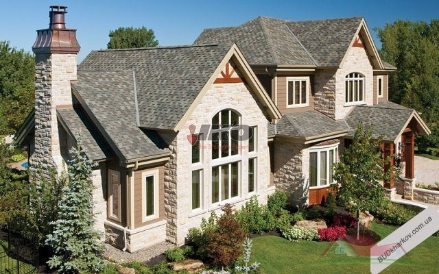 Бітумна черепиця архітектурного стилю IKO ArmourShake