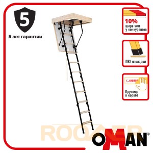 Чердачная лестница Oman Mini Termo (100x70) H265