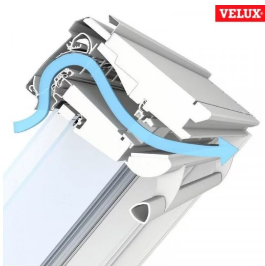 Вихід Velux GXL 3068 для опалювальних приміщень