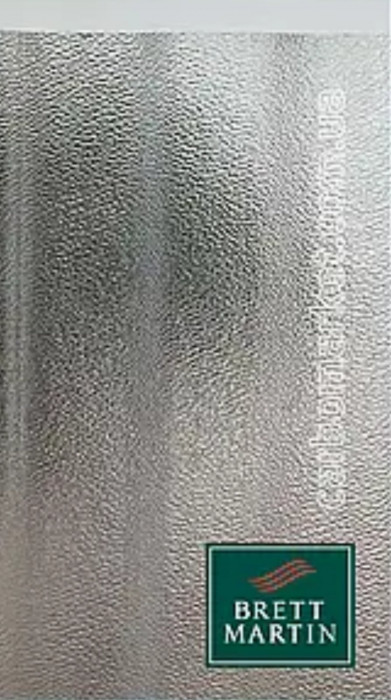 Лист ПВХ Marvec, 70/18, бронзовий 2*0,9 м. трапеція 0,8 мм 