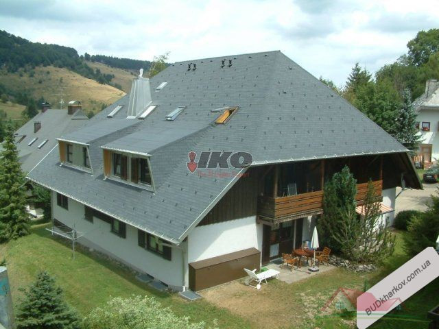 Бітумна черепиця класу Преміум IKO Monarch (Бельгія)