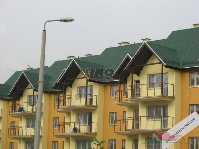 Бітумна черепиця класу Преміум IKO Monarch-Diamant (Бельгія)