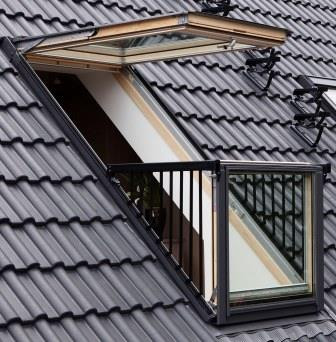 Оклад для балконного вікна EDW 2000 GDL профільований покрівельний матеріал