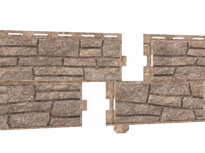 Stone-House СЛАНЕЦ (двойной замок),бежевый