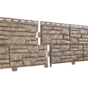 Stone-House СЛАНЕЦ (двойной замок),бурый