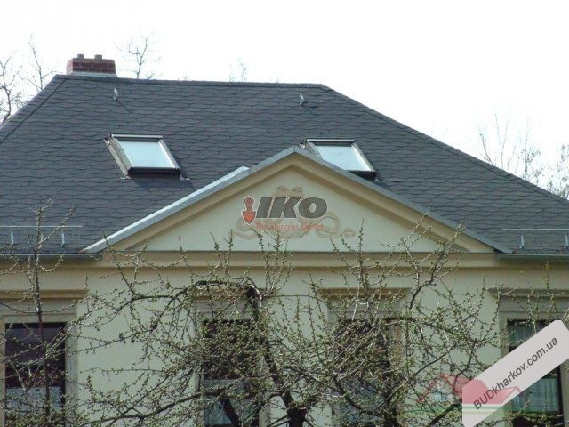 Висококласна традиційна бітумна черепиця IKO Diamant (Бельгія)