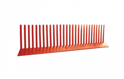 Гребінь звісу плоский 60х1000мм коричневий