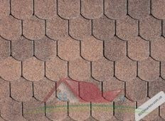 Висококласна традиційна бітумна черепиця IKO Superglass-Biber (Бельгія)