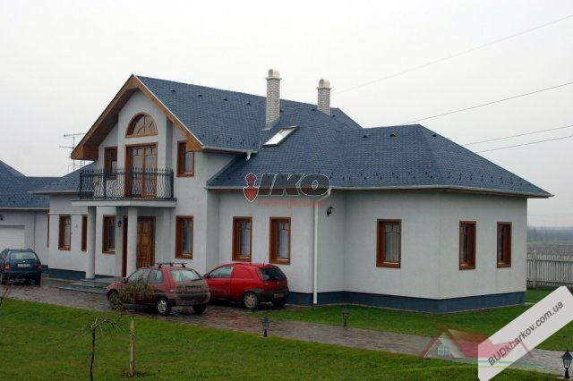 Висококласна традиційна бітумна черепиця IKO Superglass-Biber (Бельгія)