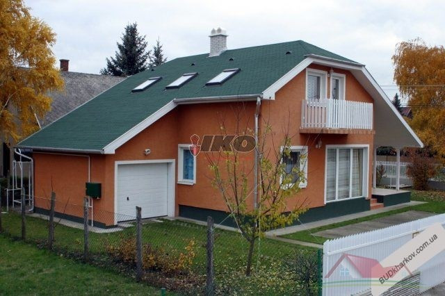 Висококласна традиційна бітумна черепиця IKO Superglass-Biber (Бельгія)