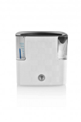 Кашпо із системою автополиву Plastkon &quot;Flower Lover&quot; Cobble 14x14x14 см, білий