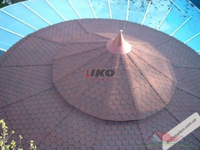 Висококласна традиційна бітумна черепиця IKO Victorian (Бельгія)