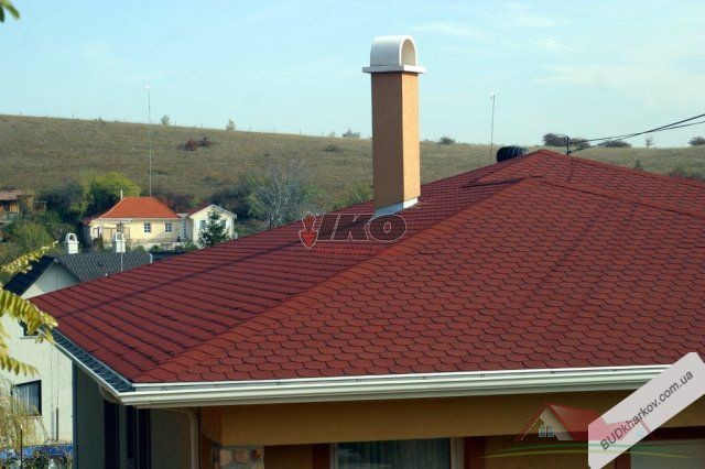 Висококласна традиційна бітумна черепиця IKO Victorian (Бельгія)