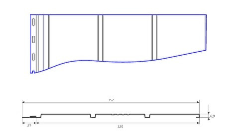 Софит металлический