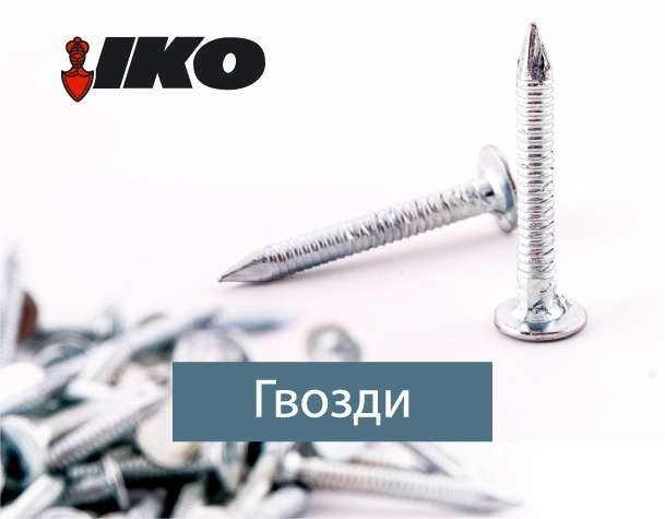 Цвях покрівельний кальцевий 3.1 x 30 К б/ц (уп 5 кг/1)