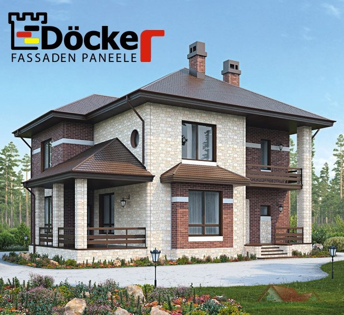 Facade panels Döcke-R Fels (rock)