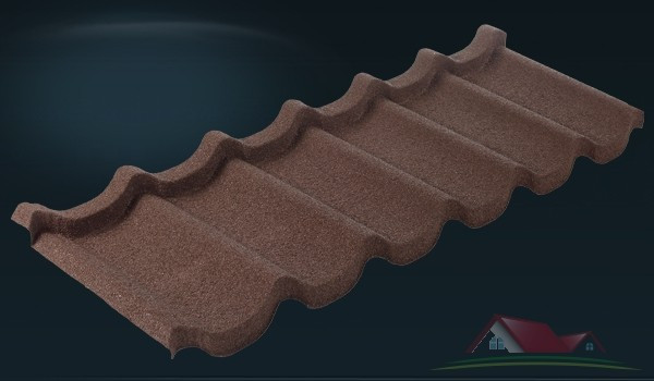 Композитна черепиця QueenTile STANDARD 1-тайловий лист